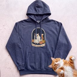 Personalized Bedsheet Ghost Haunting Hours Cat Hoodie Gift For Cat Lover