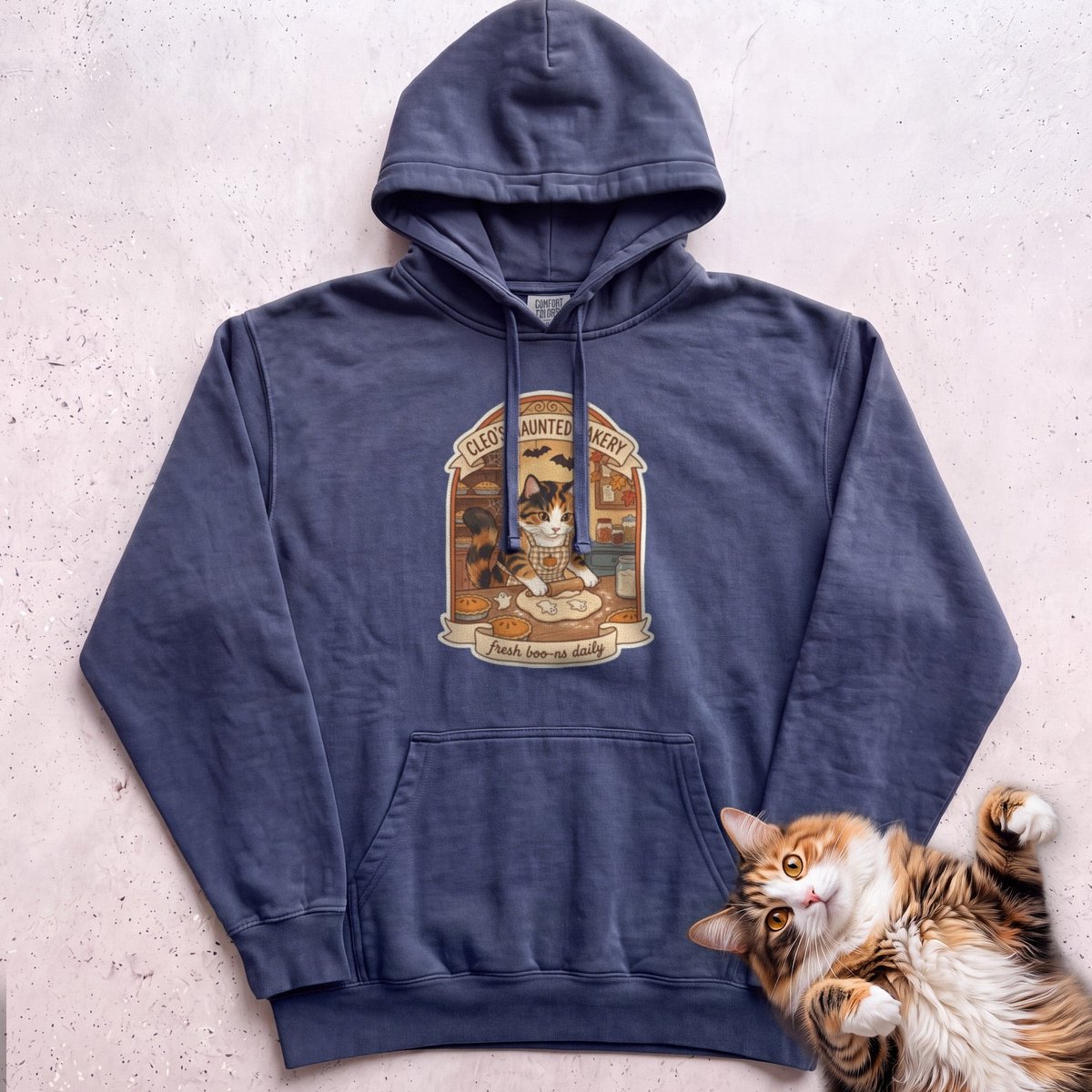 Personalized Haunted Bakery Cat Hoodie Gift For Cat Lover
