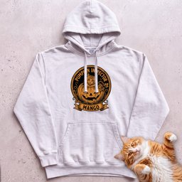 Personalized Pumpkin Inspector Cat Hoodie Gift For Cat Lover
