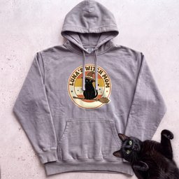 Personalized Witch Mom Cat Hoodie Gift For Mom