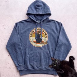 Personalized Witch Mom Cat Hoodie Gift For Mom