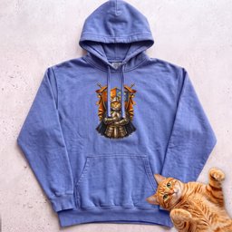 Personalized Medieval Knight Cat Hoodie Gift For Cat Lover
