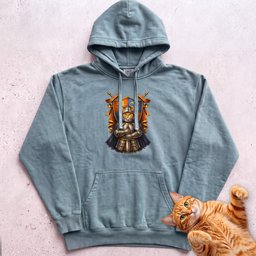 Personalized Medieval Knight Cat Hoodie Gift For Cat Lover