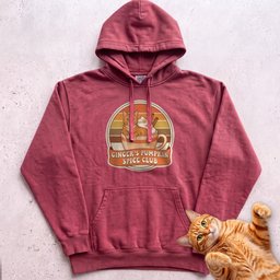 Personalized Pumpkin Spice Club Cat Hoodie Gift For Cat Lover