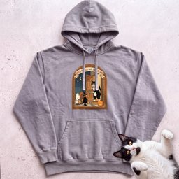 Personalized Trick Or Treat Door Cat Hoodie Gift For Cat Lover