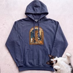 Personalized Trick Or Treat Door Cat Hoodie Gift For Cat Lover