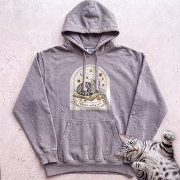 Personalized Reading Nook Cat Hoodie Gift For Cat Lover