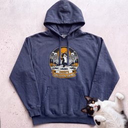 Personalized Skeleton Swing Cat Hoodie Gift For Cat Lover