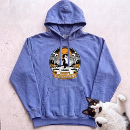 Personalized Skeleton Swing Cat Hoodie Gift For Cat Lover