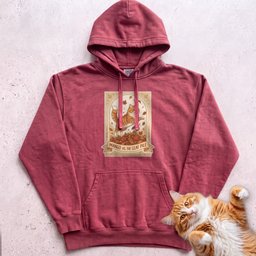 Personalized Leaf Pile Cat Hoodie Gift For Cat Lover