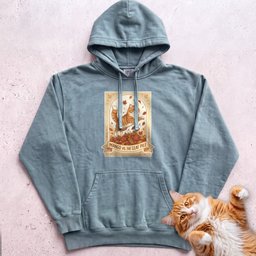 Personalized Leaf Pile Cat Hoodie Gift For Cat Lover