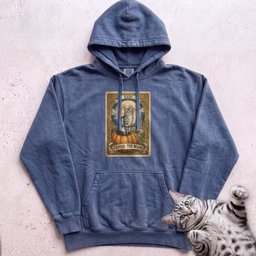 Personalized Moon Tarot Cat Hoodie Gift For Cat Lover