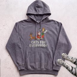 Cats For Everybody Hoodie Gift For Cat Lover