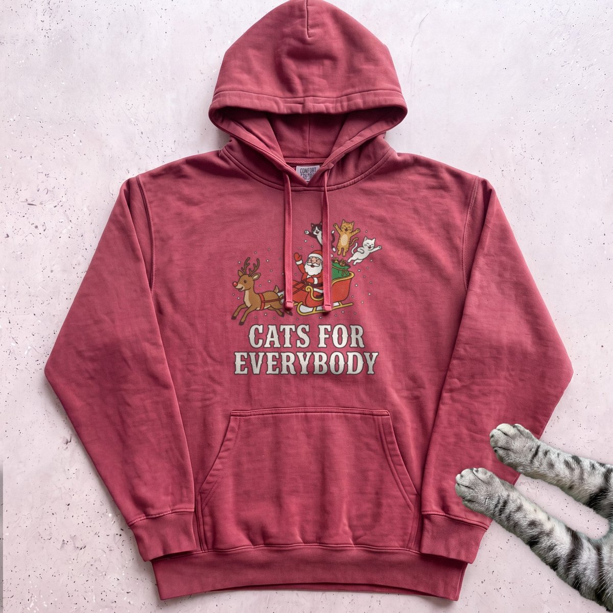 Cats For Everybody Hoodie Gift For Cat Lover