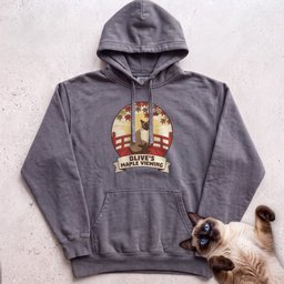 Personalized Maple Viewing Cat Hoodie Gift For Cat Lover