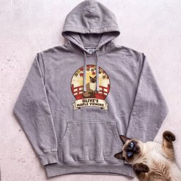 Personalized Maple Viewing Cat Hoodie Gift For Cat Lover