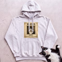 Personalized Wanted Cat Hoodie Gift For Cat Lover