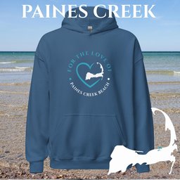 Favorite Beach For The Love Of Paines Creek Unisex Hoodie Gift For Cape Cod Lover