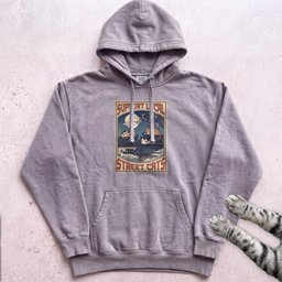Support Local Street Cats Rooftop Print Hoodie Gift For Cat Lover