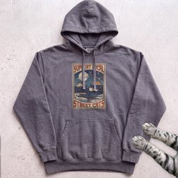 Support Local Street Cats Rooftop Print Hoodie Gift For Cat Lover