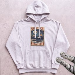 Support Local Street Cats Rooftop Print Hoodie Gift For Cat Lover