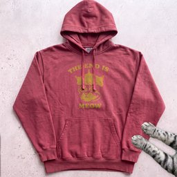 The End Is Meow Hoodie Gift For Cat Lover
