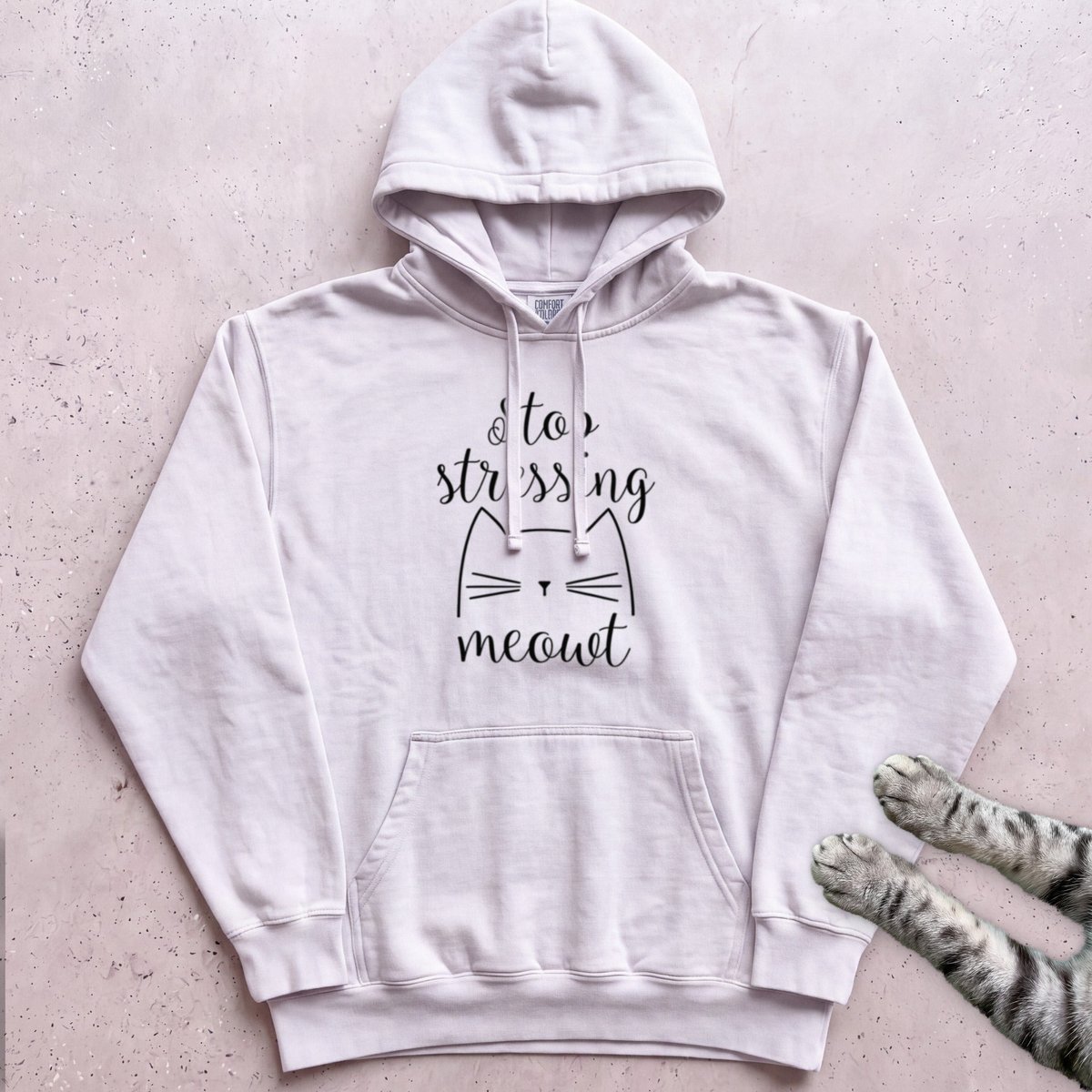 Stop Stressing Meowt Cat Hoodie Gift For Cat Lover