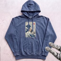 The Great Cat Wave Hoodie Gift For Cat Lover