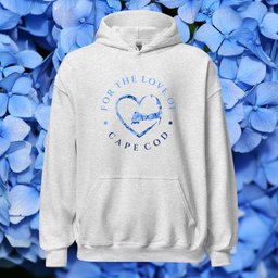 Hydrangea Unisex Hoodie Gift For Cape Cod Lover