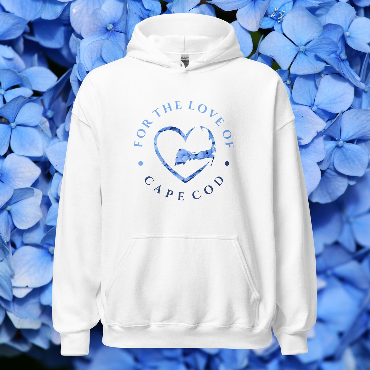 Hydrangea Unisex Hoodie Gift For Cape Cod Lover