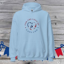 Stars And Stripes For The Love Of Cape Cod Unisex Hoodie Gift For Cape Cod Lover