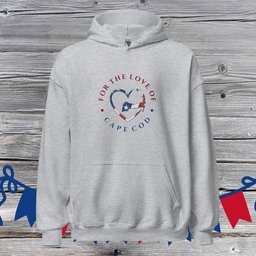 Stars And Stripes For The Love Of Cape Cod Unisex Hoodie Gift For Cape Cod Lover