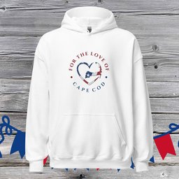 Stars And Stripes For The Love Of Cape Cod Unisex Hoodie Gift For Cape Cod Lover