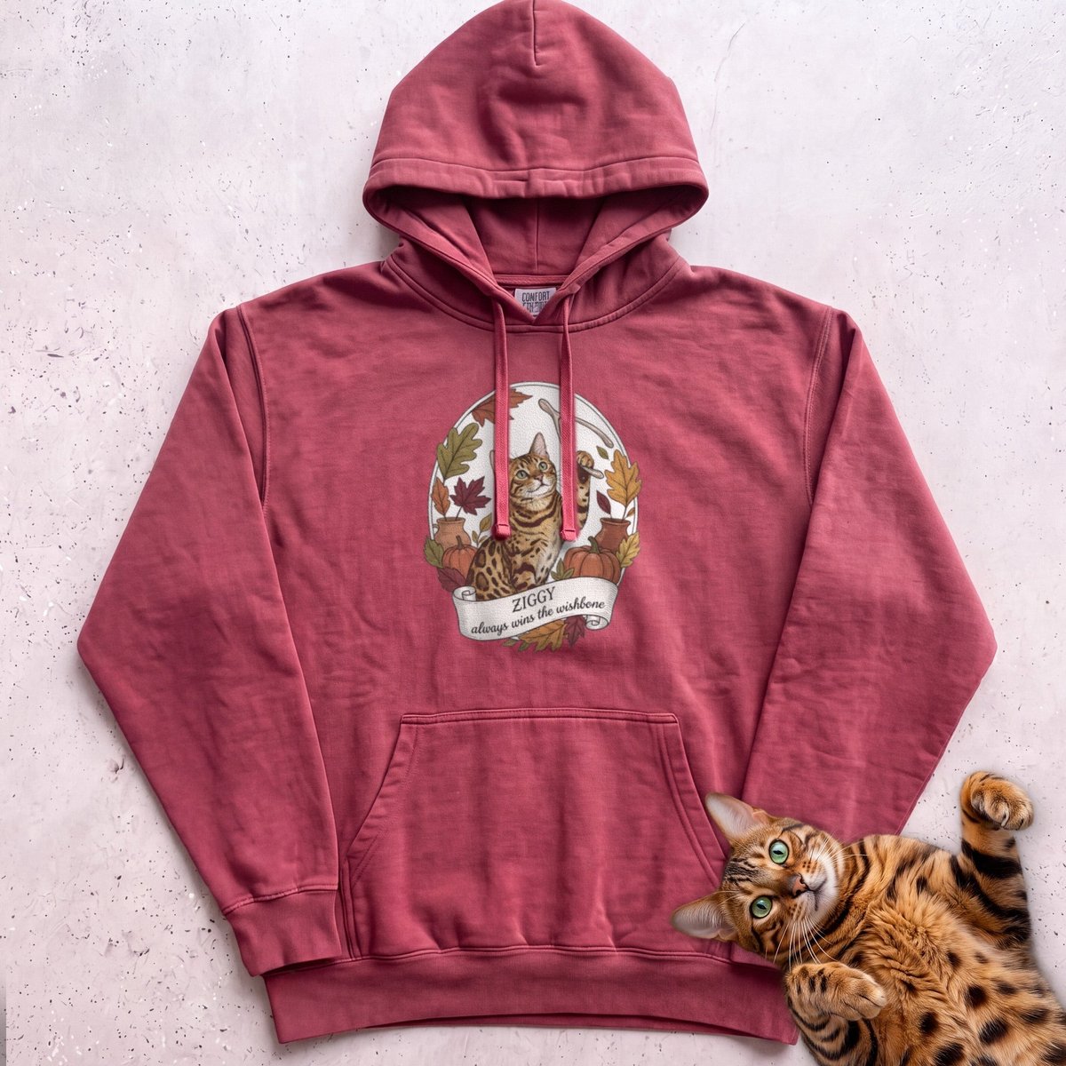 Personalized Wishbone Winner Cat Hoodie Gift For Cat Lover