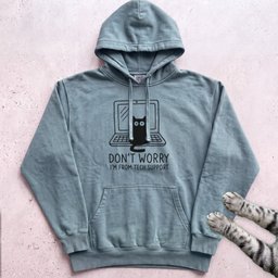 Tech Support Cat Hoodie Gift For Cat Lover