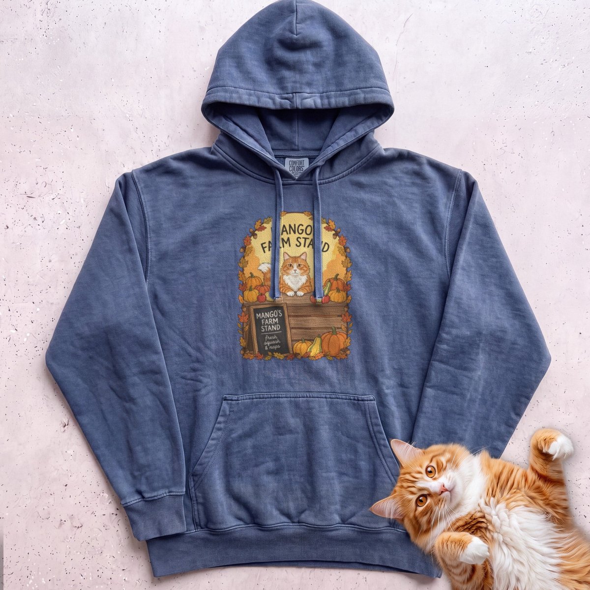Personalized Farm Stand Cat Hoodie Gift For Cat Lover