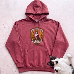 Personalized Spooky Cat Dad Hoodie Gift For Dad