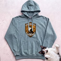 Personalized Spooky Cat Dad Hoodie Gift For Dad