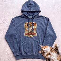 Personalized Pie First Diner Cat Hoodie Gift For Cat Lover