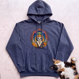 Personalized Día De Muertos Cat Hoodie Gift For Cat Lover