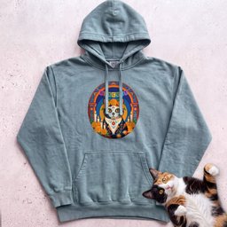 Personalized Día De Muertos Cat Hoodie Gift For Cat Lover