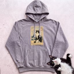 Personalized Japanese Style Design Cat Hoodie Gift For Cat Lover