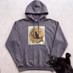 Personalized Midnight Forest Cat Hoodie Gift For Cat Lover