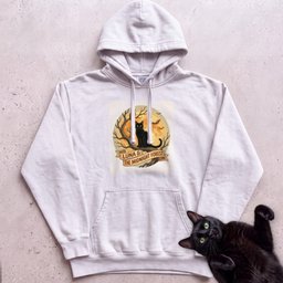 Personalized Midnight Forest Cat Hoodie Gift For Cat Lover
