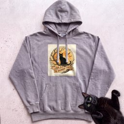 Personalized Midnight Forest Cat Hoodie Gift For Cat Lover