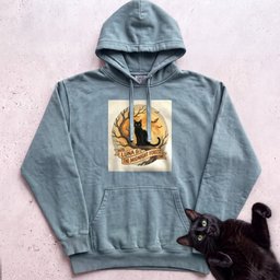 Personalized Midnight Forest Cat Hoodie Gift For Cat Lover