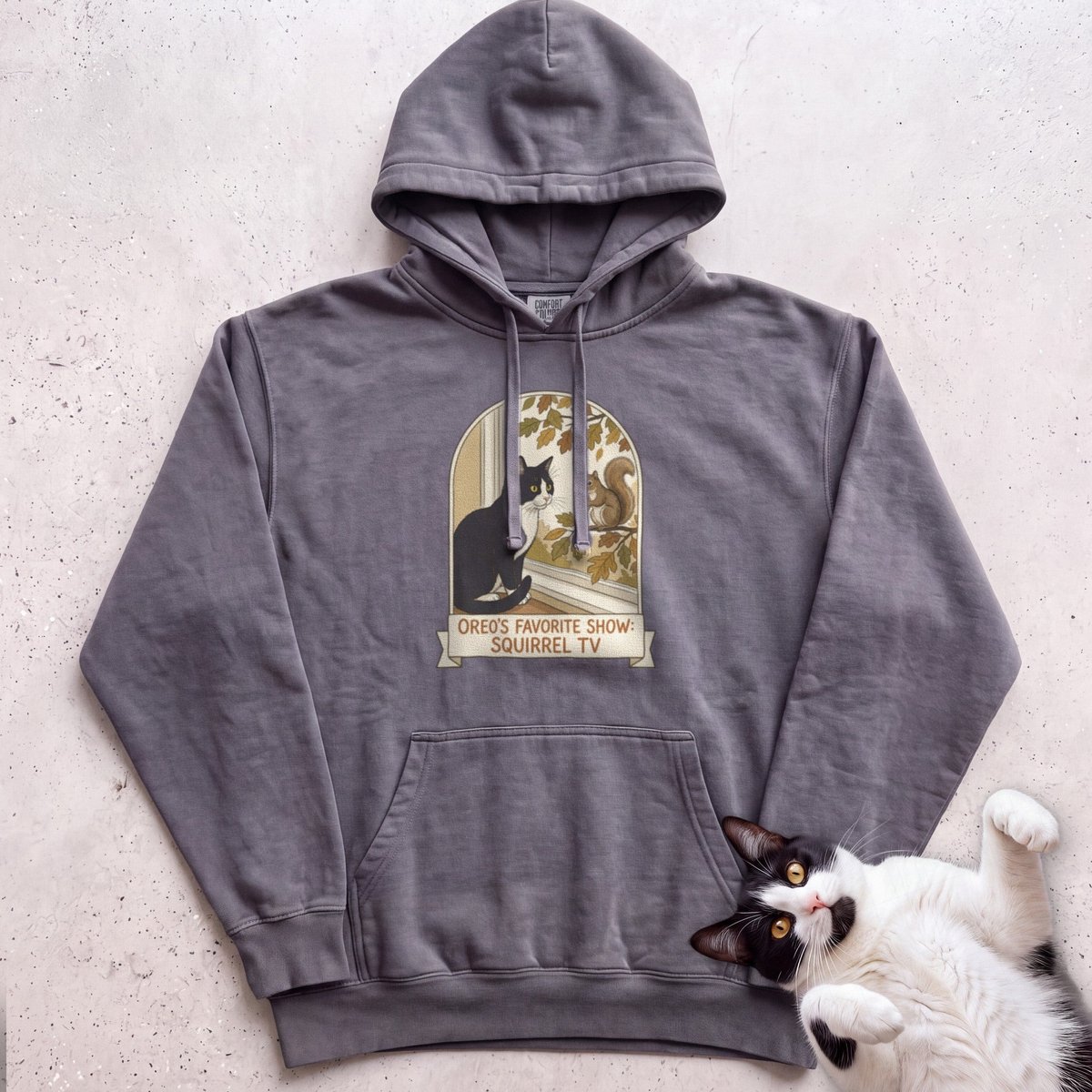 Personalized Squirrel Tv Cat Hoodie Gift For Cat Lover