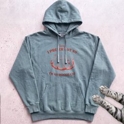 Sorry I Prefer Not To Im An Indoor Cat Hoodie Gift For Cat Lover