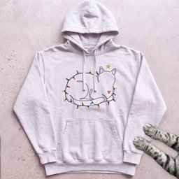 String Light Loaf Cat Hoodie Gift For Cat Lover