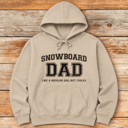 Real Snowboard Dad Hoodie Gift For Dad